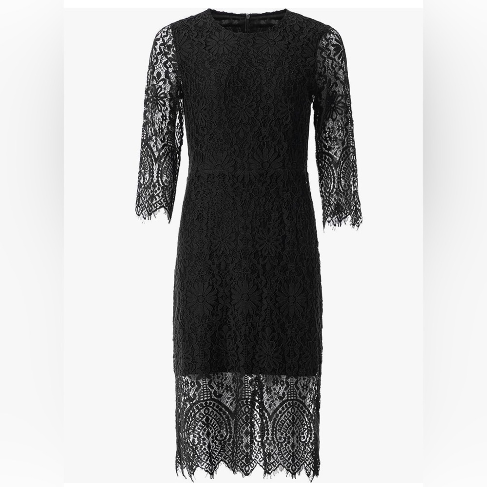 Black Lace Whimsigoth Dress. Size medium (6)